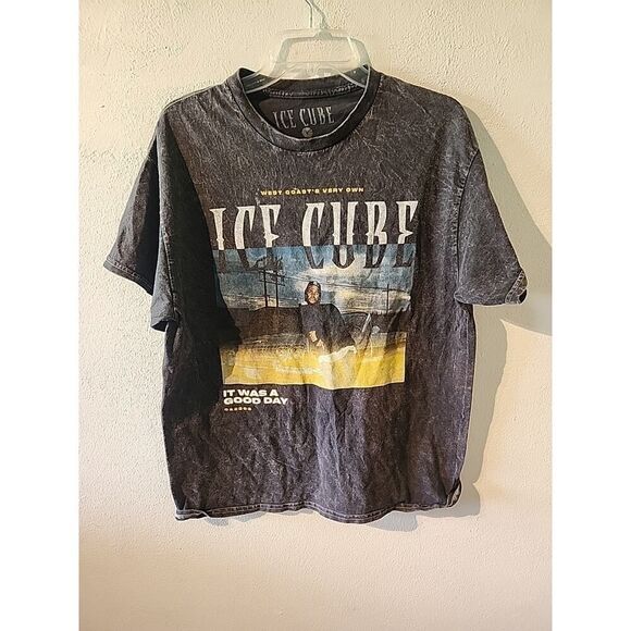 Ice Cube Today Was A Good Day Acid Wash Unisex Short Sleeve Tee Large - Picture 1 of 4